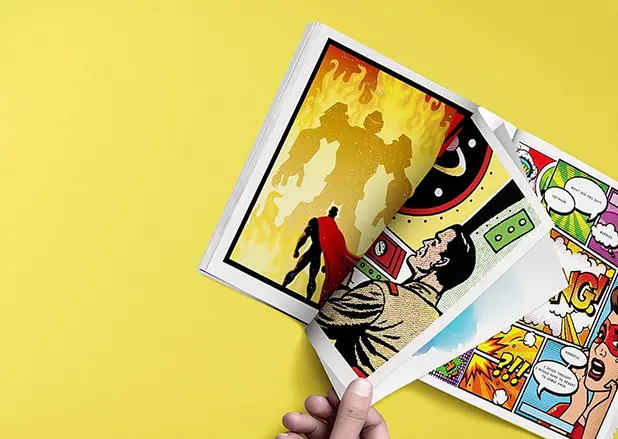 ebook services and layout design on a modern laptop.